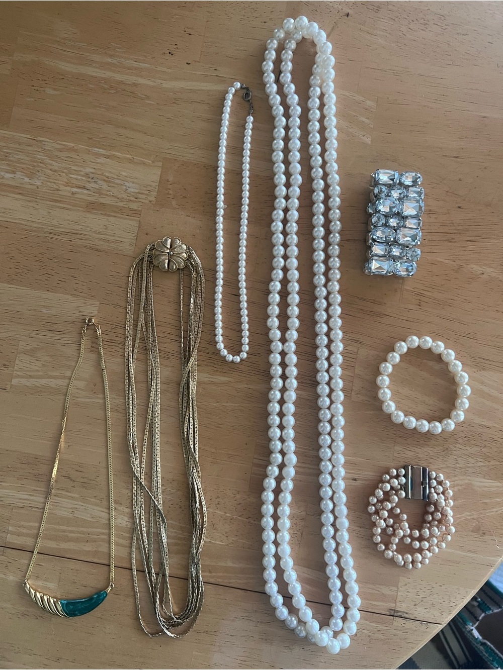 7-Piece Costume Necklace and Bracelet Bundle!